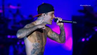 Justin Bieber  quotIntentionsquot live at Rock in Rio 2022 Justice World Tour Rio de Janeiro [upl. by Trellas]