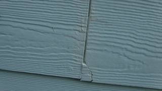 DAMAGED CementFiber Lap Siding Boards Orcas Island Home Inspection [upl. by Achilles]