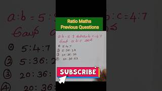 Ratio Maths Previous Questions maths apdsc tetmaths [upl. by Gilder]