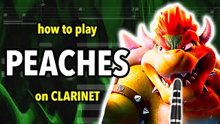 How to play Peaches on Clarinet  Clarified [upl. by Jordana590]