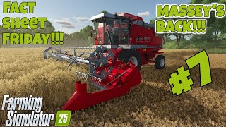 Farming Simulator 25  Fact Sheet Fridays  OLD SCHOOL MASSEY LETS GO [upl. by Grochow235]