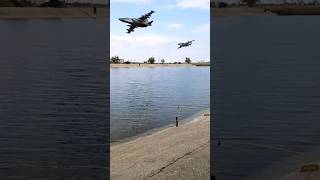 SU25 Frog Foot flies low to avoid counter measures flight aviation militaryaircraft aircraft [upl. by Ralaigh997]