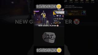 Free fire global player 2024old global player 2019☠️global playershort virallike trending [upl. by Ronnica]