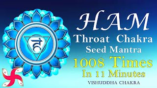 Meditation Chants for Throat Chakra  Seed Mantra HAM  Vishuddha Chakra [upl. by Inttirb]