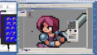 PIXEL ART TIME LAPSE 136  Stand Idle Character Animation [upl. by Kittie]