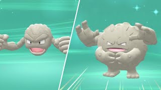 HOW TO Evolve Geodude into Graveler in Pokemon Brilliant Diamond and Shining Pearl [upl. by Javed]