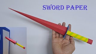 How To Make Paper Sword  DIY Ninja Sword [upl. by Bone711]