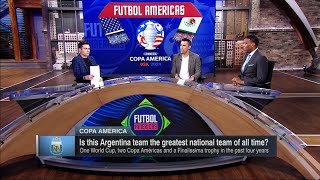 Is this Argentina team one of the greatest of all time Where does it rank futbolamericas [upl. by Andromache]