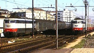 Stazione MilanoLambrate 1977 amp 2012  Transiti cambiati [upl. by Knitter644]