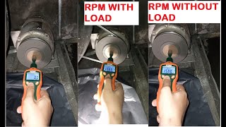 How to use Digital Tachometer RPM Meter Speed Meter for measuring the Motor RPM On amp Off Load [upl. by Uel133]