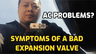 AC NOT BLOWING COLD AIR 3 SYMPTOMS OF A BAD EXPANSION VALVE [upl. by Culliton]