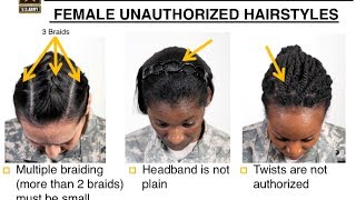 Black Female Lawmakers Object To Armys Discriminatory Ban On Certain Hairstyles [upl. by Eliga]