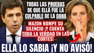 MAZÓN HUNDE a TERESA RIBERA🔥¡¡SACA las PRUEBAS que DEMUESTRAN que ELLA FUE la CULPABLE de la DANA🔥 [upl. by Vance]