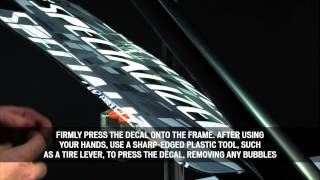 Specialized HowTo Frame Decal Application [upl. by Snehpets574]