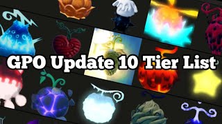 GPO Update 10 Devil Fruit Tier List for PVE Read description Outdated [upl. by Aileek18]