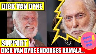 DICK VAN DYKE ENDORSES KAMALA HARRIS FOR PRESIDENT IN RARE SOCIAL MEDIA APPEARANCE [upl. by Adnoyek]