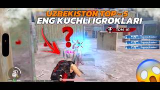 UZBEKISTON TOP  5😱 ENG KUCHLI OYINCHILARI🥵🔥 TEOTIMUR BOLMASA KIM N1 BOLARDI🫢PUBG MOBILE [upl. by Paresh184]