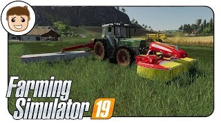 LS19  Felsbrunn 07 Gras Mähen und Sojabohnen Ernten  Farming Simulator 19 [upl. by Ollecram]