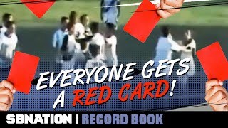 An Argentinian match once had a record 36 red cards  Record Book [upl. by Messere]