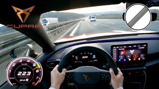 2024 Cupra Formentor EHybrid 245PS TOP SPEED GERMAN AUTOBAHN DRIVE POV [upl. by Anawot]