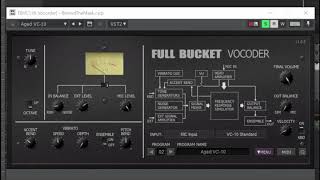 Free Vocoder Comparison Full Bucket Vocoder FBVC vs TALVocoder [upl. by Aiynat573]