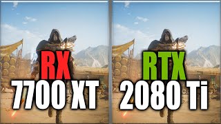 RX 7700 XT vs RTX 2080 Ti Benchmarks  Tested in 20 Games [upl. by Marcos]