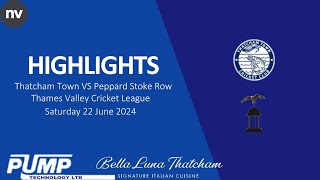 Thatcham Town CC 1st XI vs Peppard Stoke Row 1st XI Match Highlights [upl. by Arimahs461]