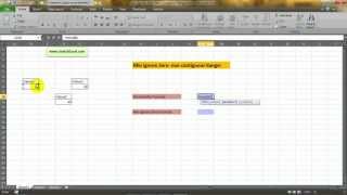 Excel Min FormulaIgnore Zero for NonContigous Rangewmv [upl. by Anaujnas836]