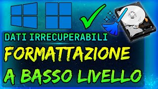 Come fare la formattazione a basso livello su Windows [upl. by Singhal20]