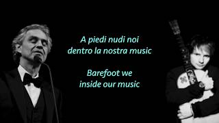 Ed Sheeran Perfect Symphony ft Andrea Bocelli lyrics amp translate [upl. by Acirat]