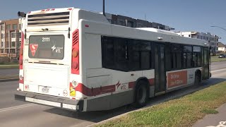 RTL Longueuil 2011 Novabus lfs 21111 on Route 132 from Brossard REM Station [upl. by Amles126]