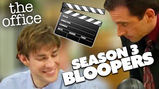 Season 3 BLOOPERS  The Office US  Comedy Bites [upl. by Nomis]