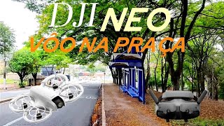 DJI NEO SOBREVOANDO PRAÇA ROTARY goggles3 djineo fpv praca [upl. by Cullan]