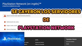 Hay un Problema con PLAYSTATION NETWORKPS3 PS4 PS5 PSVITA Online STORE PLAYSTATION SERVERS DOWN [upl. by Isadora]