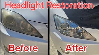 How to restore headlight on car [upl. by Suiratnauq94]