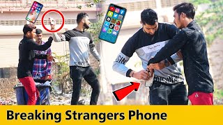 Breaking Strangers Phone Prank  Prakash Peswani Prank [upl. by Alida294]