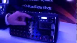 Kraft Music  Peavey XRS Compact Powered Mixer NAMM 2014 [upl. by Namwob]