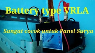 Panel Surya Sederhana Battery VRLA AGM 42A 12 V [upl. by Eriuqs432]