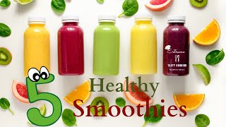 Hoe maak je 5 gezonde Smoothies kan als vervanger voor groente How to make Healthy Smoothies31 [upl. by Dore]