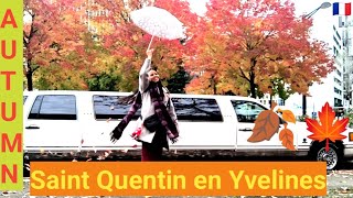 PARIS 2024 AUTUMN 🍂🍁 Saint Quentin en Yvelines Paris France 🇫🇷 October 2024 [upl. by Appledorf652]