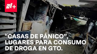 quotPanicuevasquot o quotCasas de Pánicoquot el fenómeno al alza para el consumo de drogas en Guanajuato [upl. by Filler677]