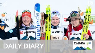 Daily Diary 1  Womens Individual NH  Planica 2023 [upl. by Llejk]