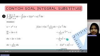 kalkulus II Integral Substitusi dan Parsial [upl. by Morette]