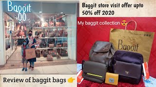 Baggit bag haul 2020 My baggit bags collection 😍 review sling bag  wallet  back pack [upl. by Ayotahc]