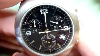 How to fit a new quartz watch movement Watch repair techniques ETA 251262 chronograph [upl. by Odnumde]