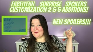 Fabfitfun Spoilers  2 New Additions to Customizations Summer 2023 [upl. by Siana]