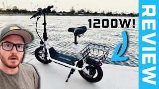 1200 Watts on a Budget Caroma P7 Review  Seated Electric Scooter [upl. by Comfort123]