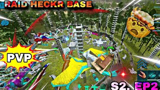 Ark mobile PvP  😻 New fresh Start  RAIDE HECKRS BASE  S2 EP2 [upl. by Adah]