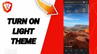 How To Turn On Light Theme On Brave Private Web BrowserVPN App [upl. by Enieledam]