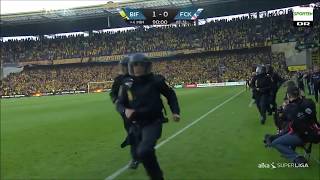 Brondby IF  FC Copenhagen vs police 6 August 2017 [upl. by Tobe]